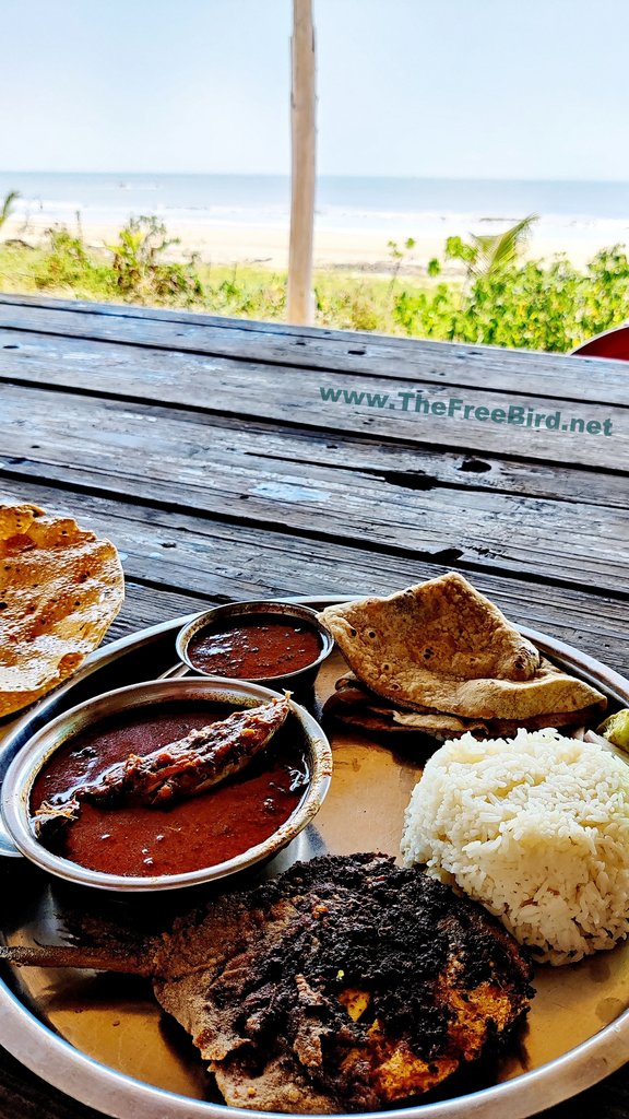 Fish Thali at Kashid beach