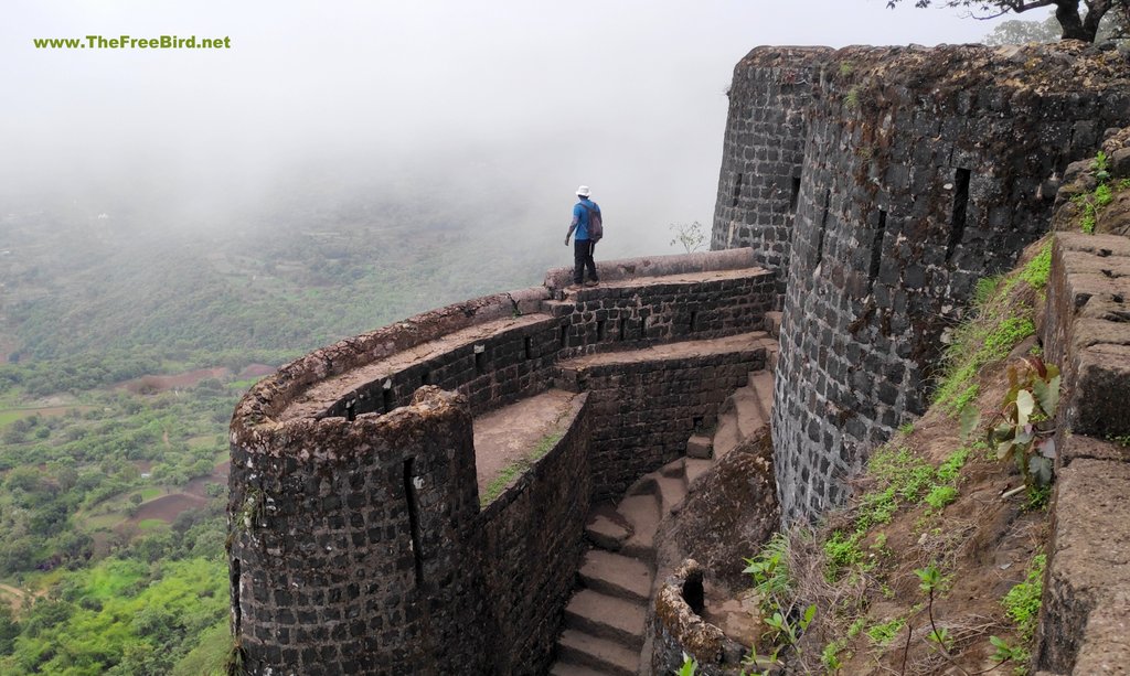 Main entrance of Tikona fort