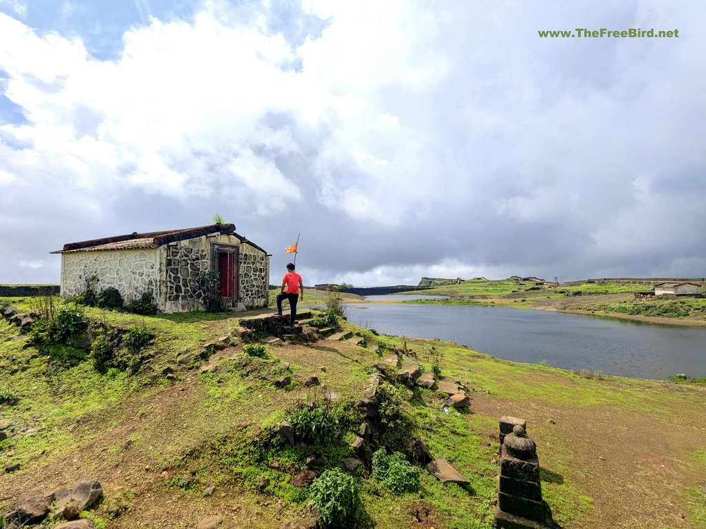 Korigad fort lake & temple