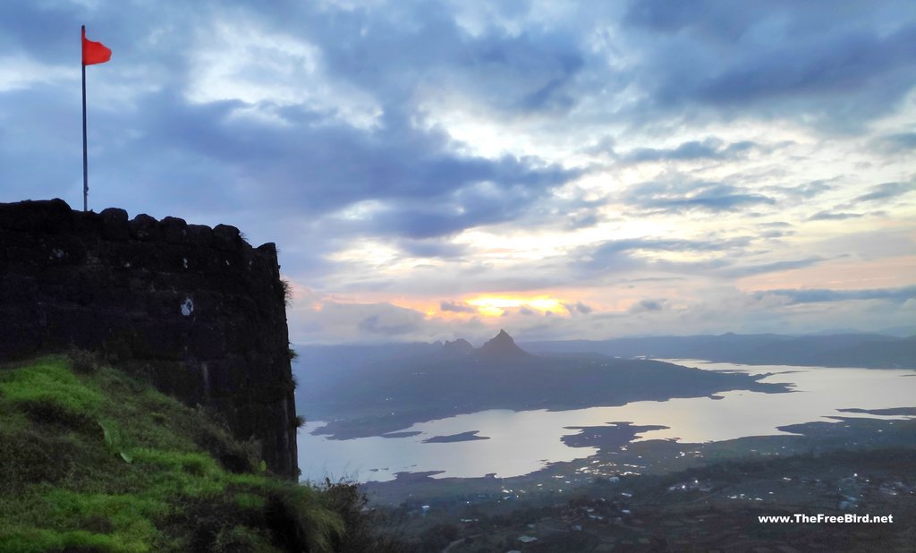 Pawna lake, Tung fort from Tikona fort