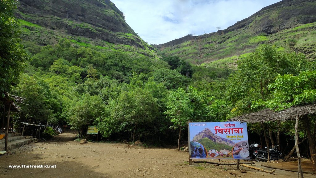 Starting point of Visapur fort trek