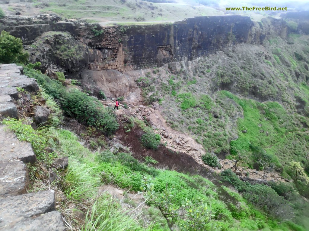 Waterfall route of Visapur fort trek from Lohagd - Gaimukh Khind