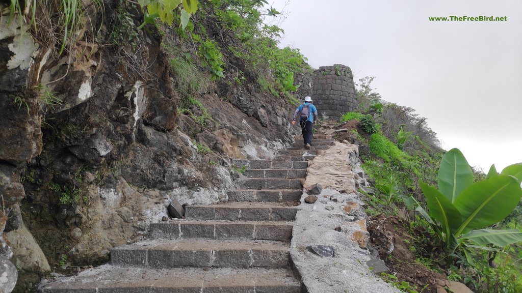 Vetal darwaja of Tikona fort trek