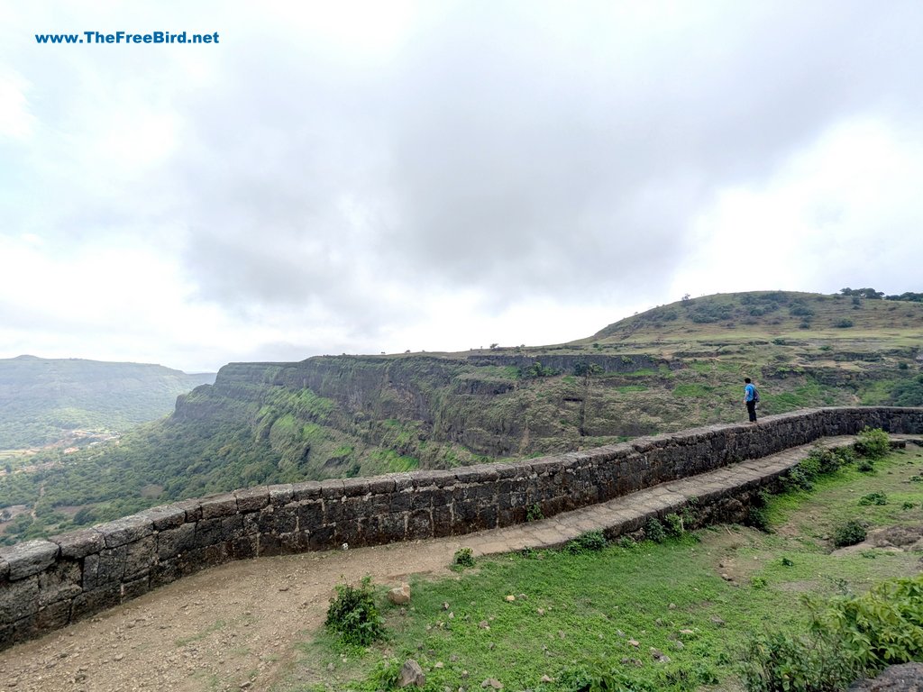 Fortification wall of Visapur fort