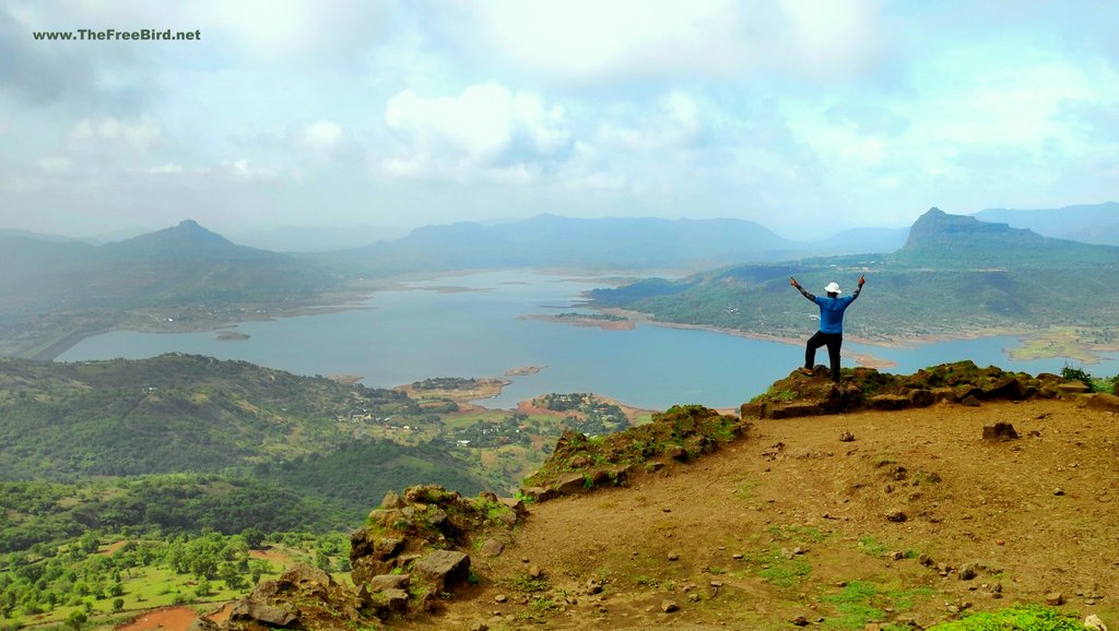 Beautiful view from Lohagad fort trek