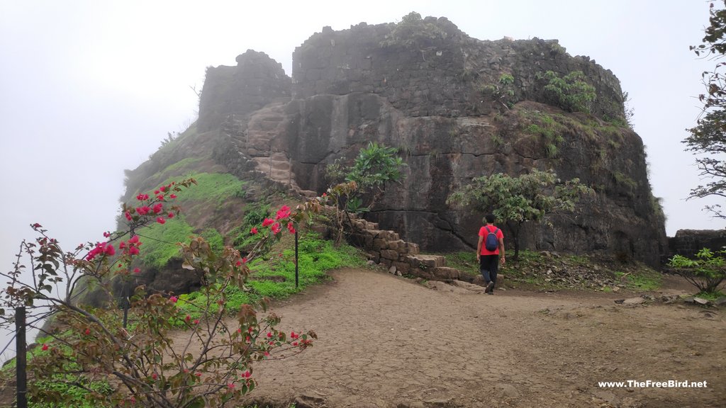 Ballekilla stairs of Tikona fort