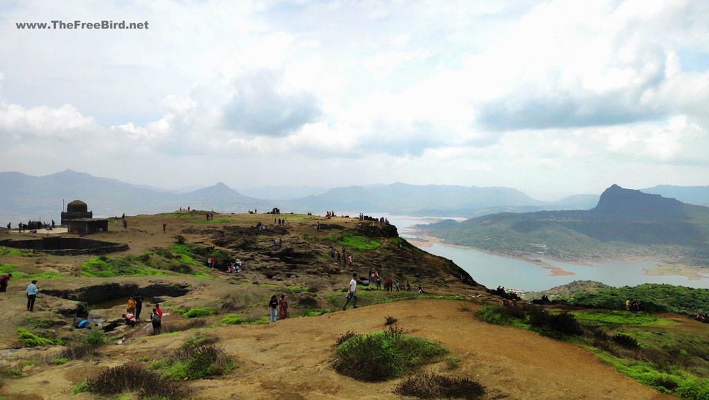 Lohagad top view