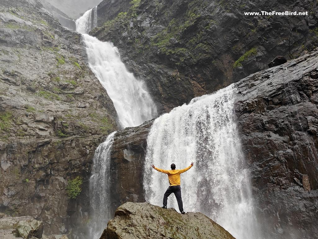 Kalu waterfall ️ Thrilling trek in beautiful God Valley, Malshej ghat