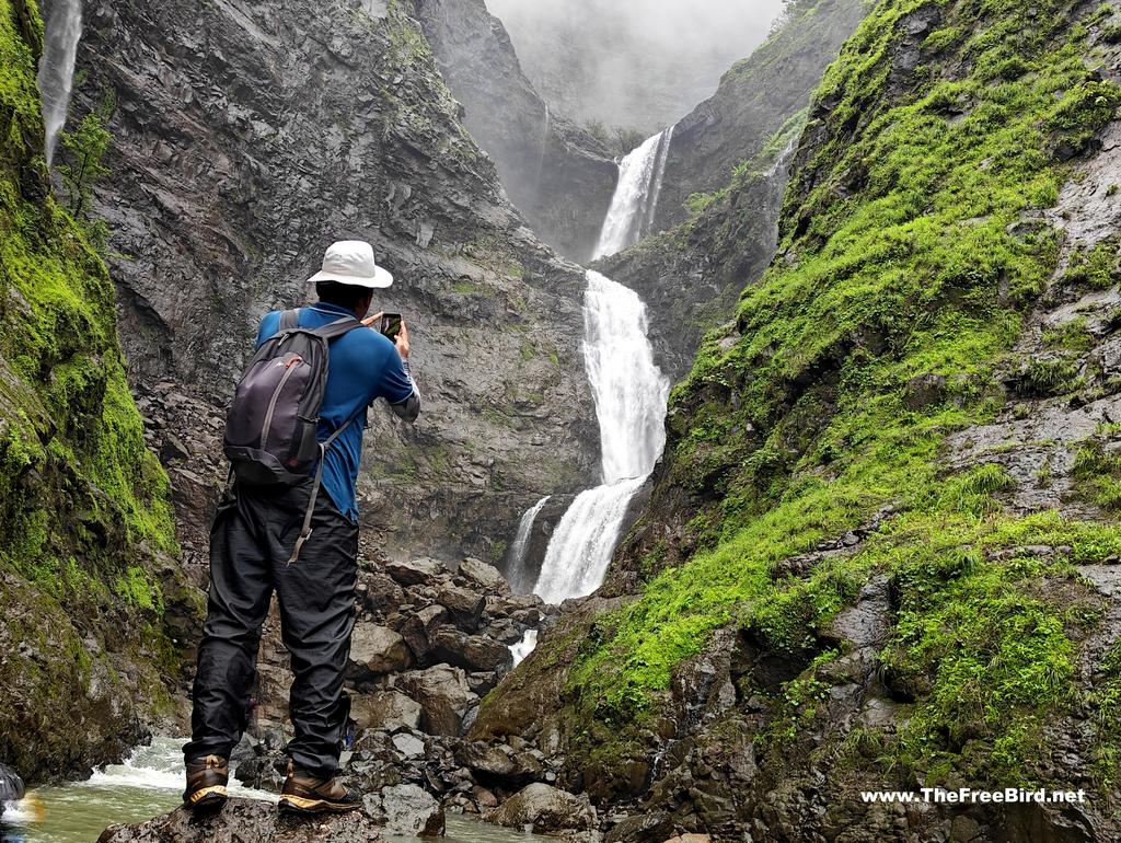 Kalu waterfall bottom trek via God valley