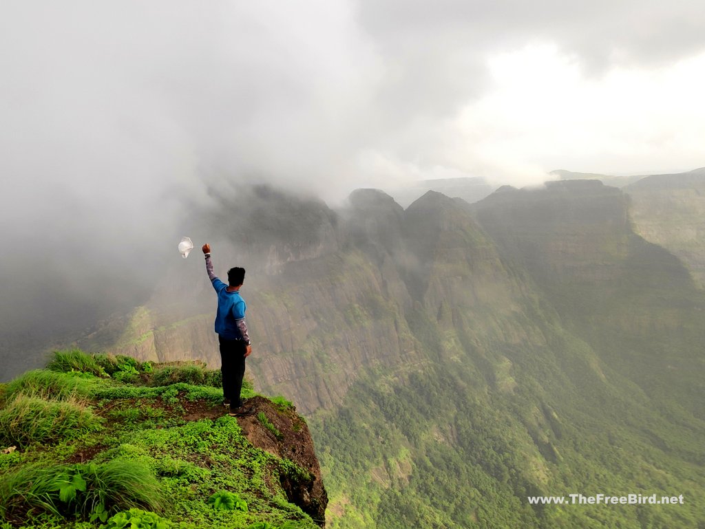 View from Jivdhan fort trek