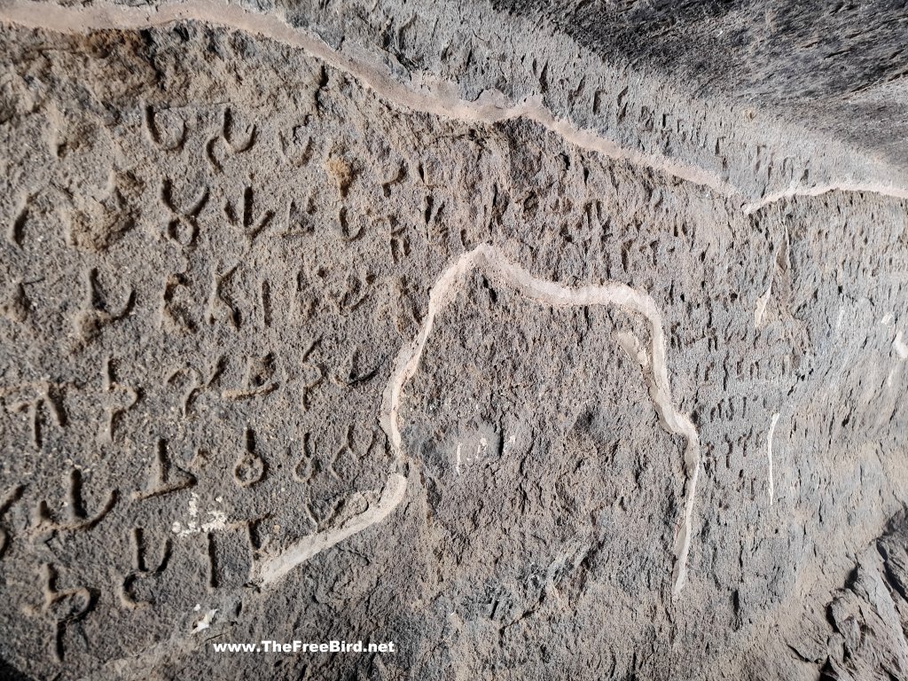 Bhrami lipi in Naneghat satavahana caves