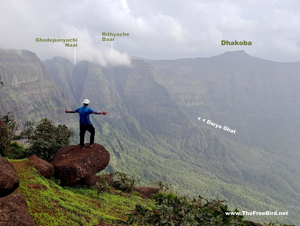 Forts visible from Jivdhan fort top view