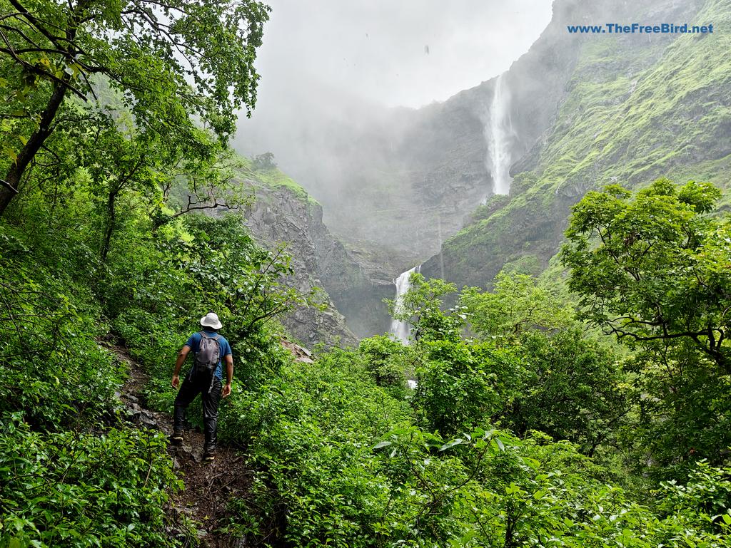 Alternate route to Kalu waterfall view point when river is flooded