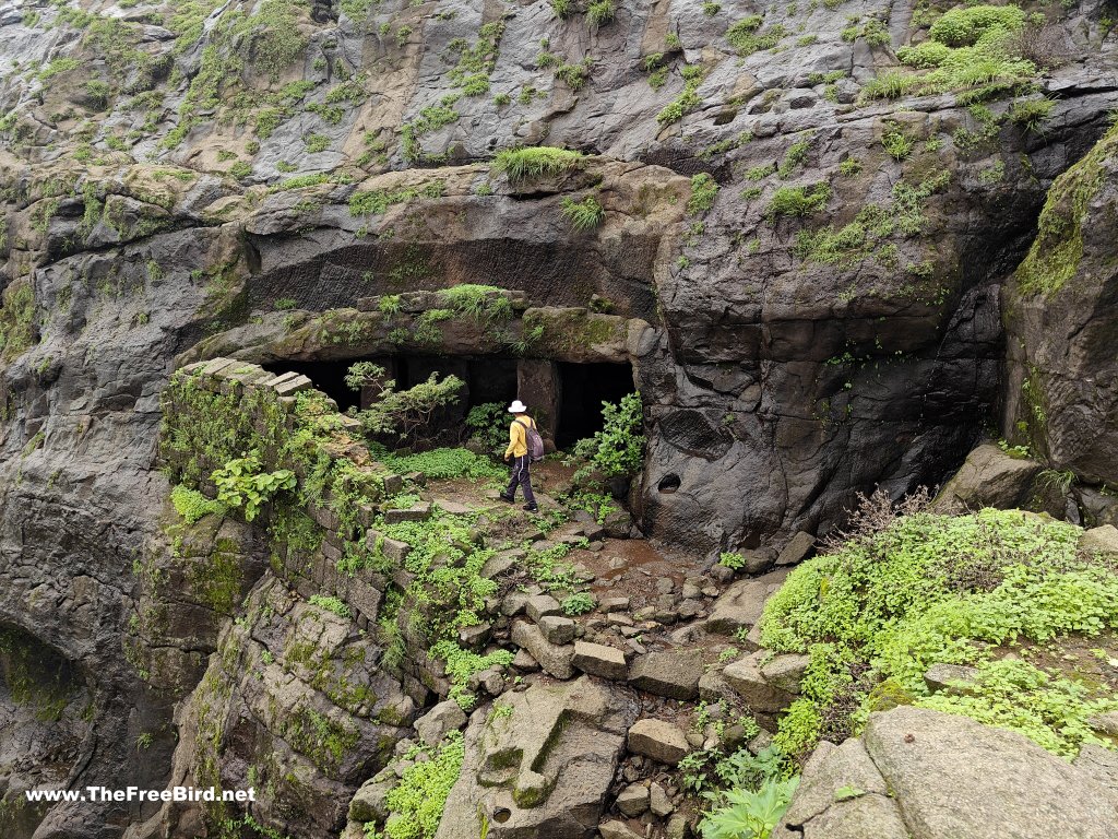 cave at the Junnar darwaja entrance of Jivdhan fort