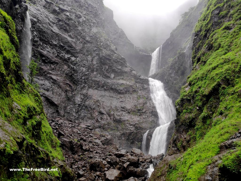 Kalu waterfall view in Gods valley