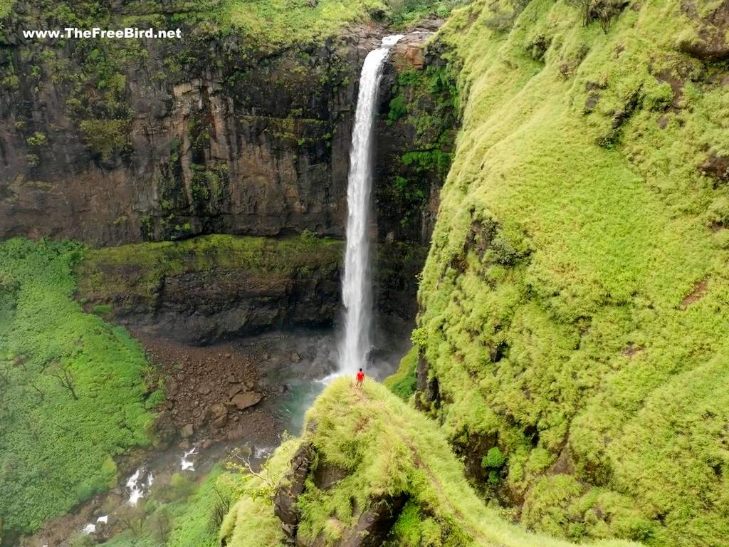 Kumbhe waterfall risky view point