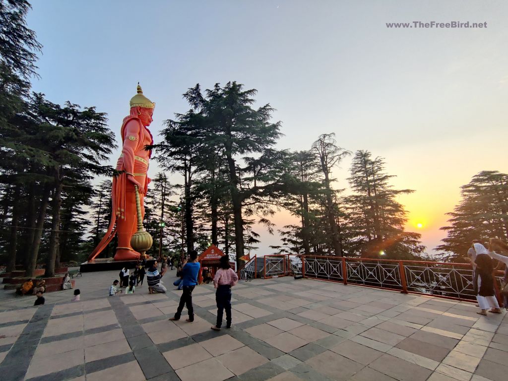 Hanuman statue Jakhu temple shimla