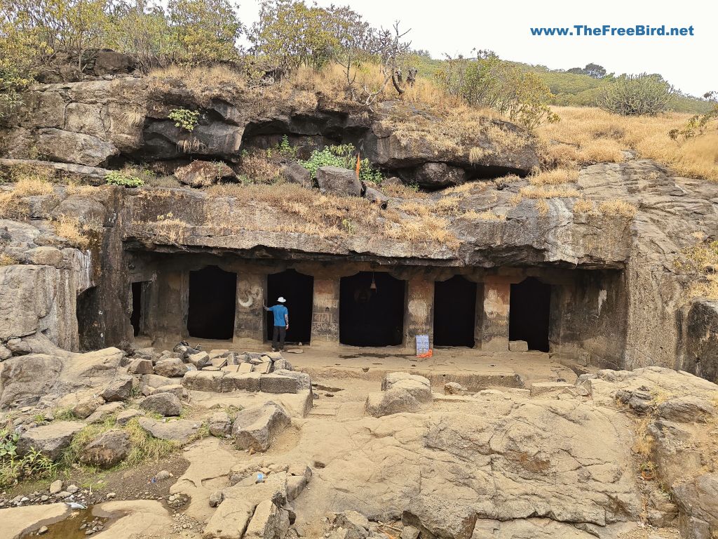 Kedareshwar cave Harishchandragad trek Maharasthra four pillar cave with Shivling