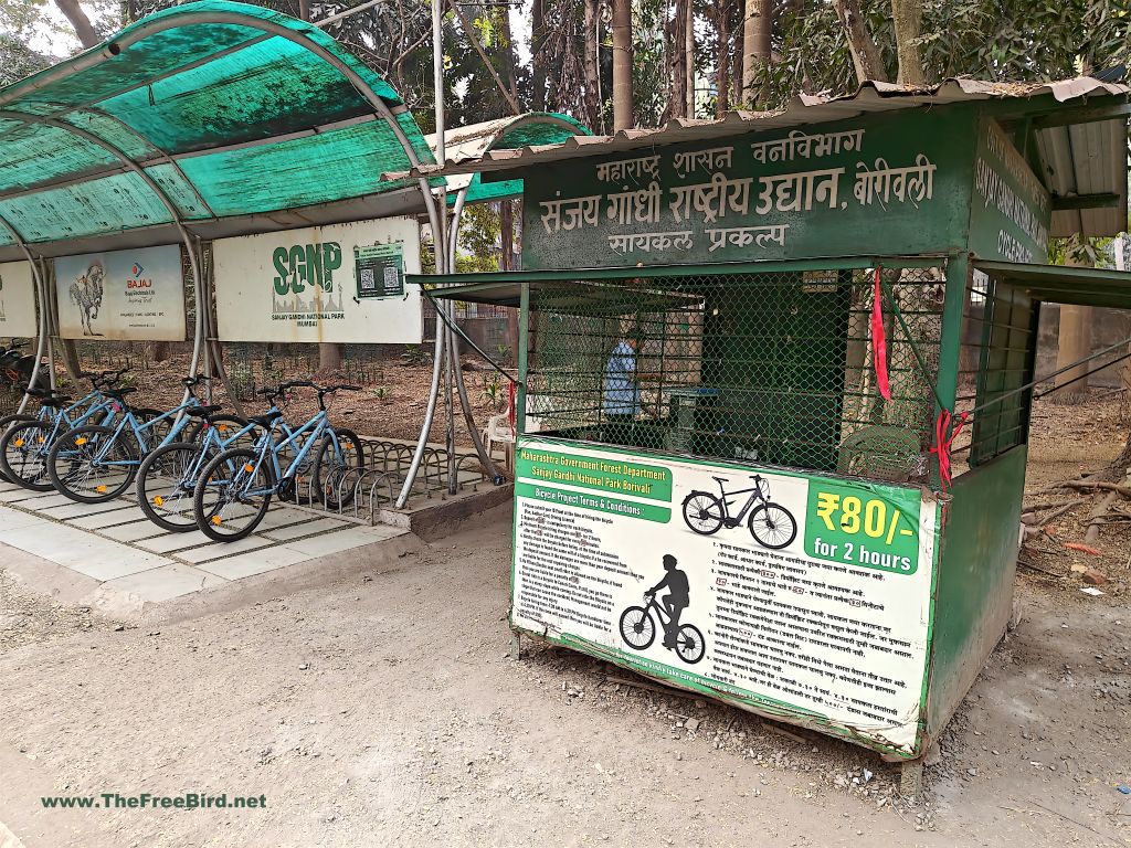 Rental cycles at Sanjay gandhi national park Borivali Mumbai for Kanheri caves