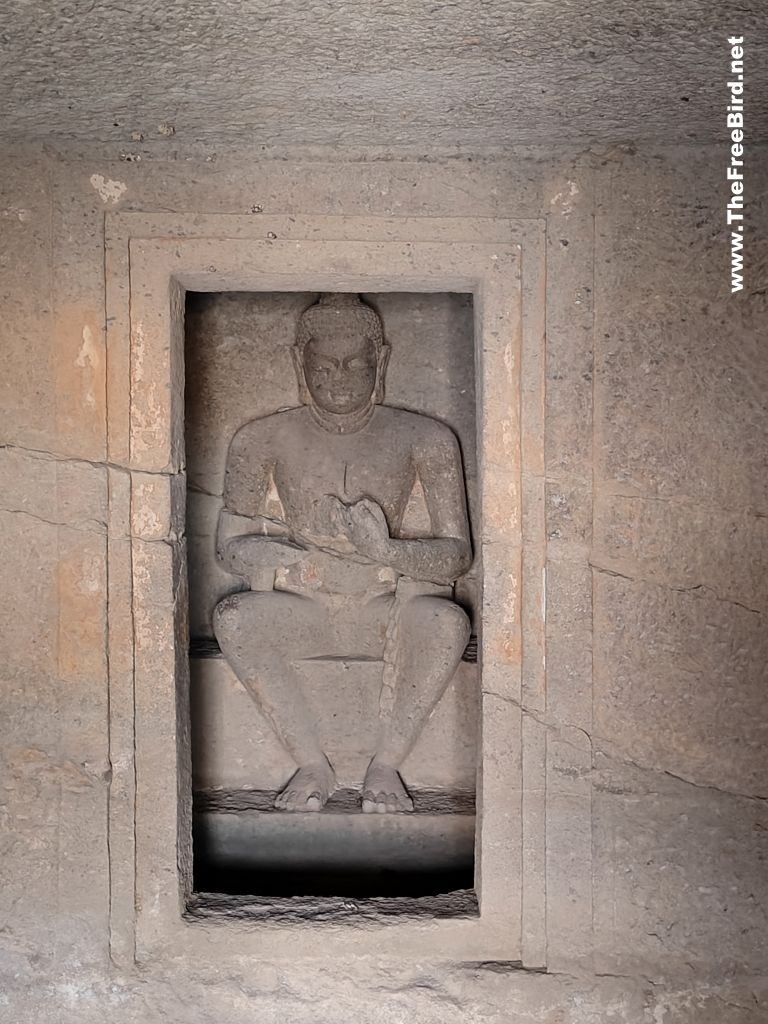 Kanheri caves cave 52 buddha idol Sanjay gandhi national park Borivali Mumbai