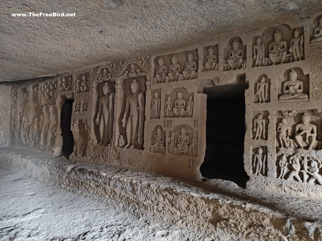 Kanheri caves cave 67 carving Sanjay gandhi national park Borivali Mumbai