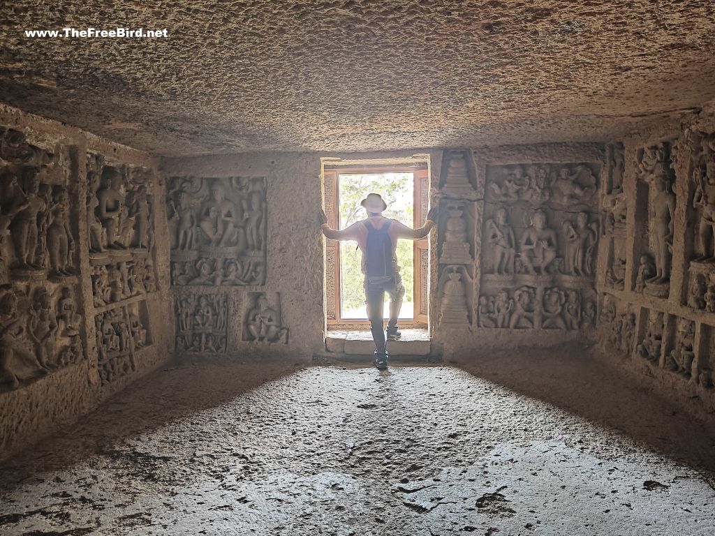 Kanheri caves cave 89 90 carving Sanjay gandhi national park Borivali Mumbai