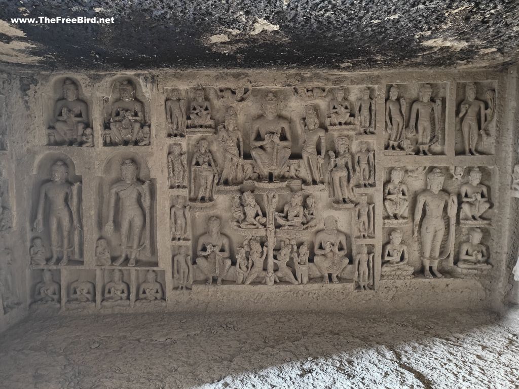 Kanheri caves cave 90 carving Sanjay gandhi national park Borivali Mumbai