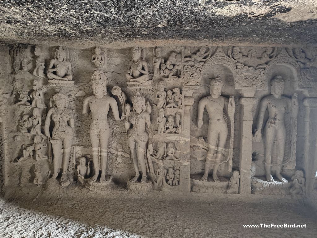 Kanheri caves cave 90 idols carving Sanjay gandhi national park Borivali Mumbai