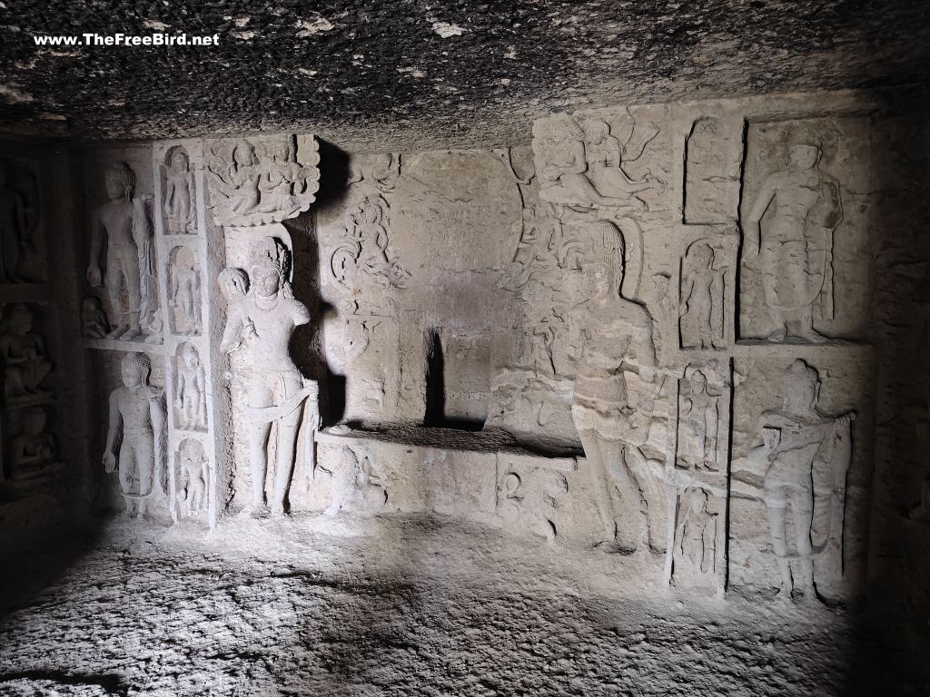 Kanheri caves cave 90 idols carving Sanjay gandhi national park Borivali Mumbai